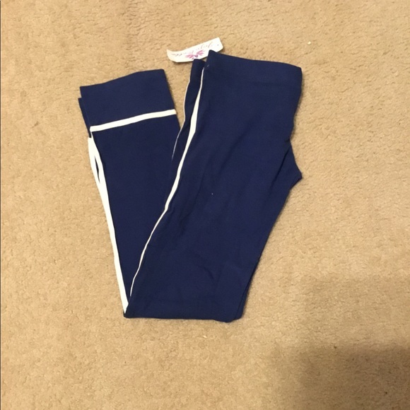 Navy Striped Lounge Pants - Picture 2 of 6